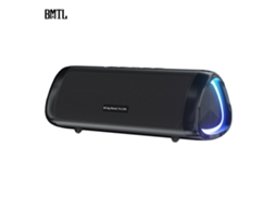 Mali caixa de Som Bt Sem Fio Portátil com Luzes Led Ipx6 À Prova D'água para Festas e Exterior