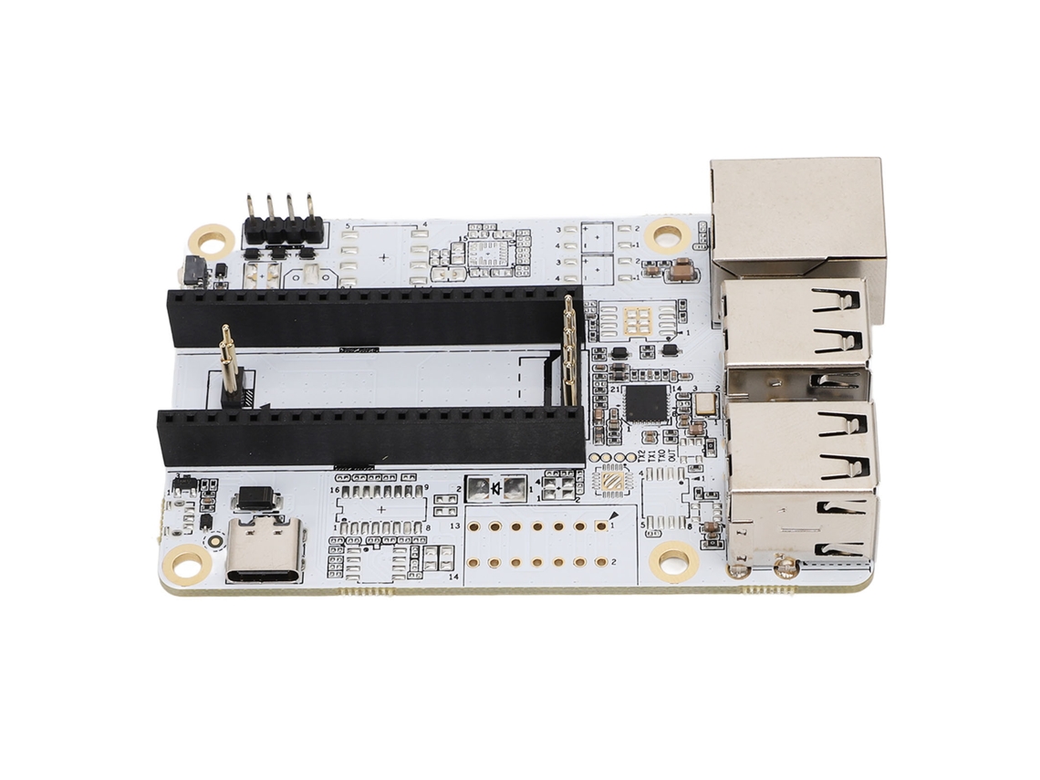 Placa Inferior Do Usb Hub 4xusb 2.0 1xrj45 100mbps Para Expansão Milk V Duo