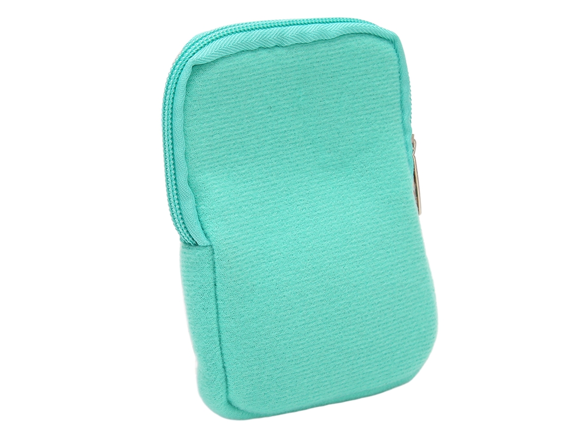Funda Para Botella De Agua Antideslizante Impermeable Con Correa Ajustable Y Bolsillo Para Teléfono Verde