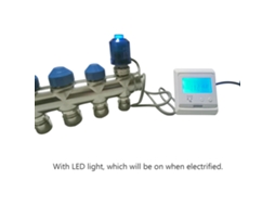 Laxiscreed Atuador Eletrotérmico Fechado Ac230v Com Luz Led Para Automação