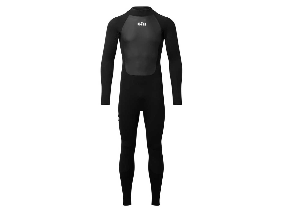 Traje com Zíper Nas Costas Pursuit 4/3 Mm Preto Xlgill