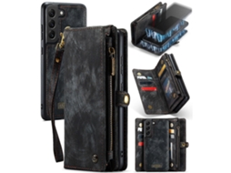 Capa De Couro Flip Horizontal Multifuncional Destacável Para Samsung Galaxy S22 5g Me-008