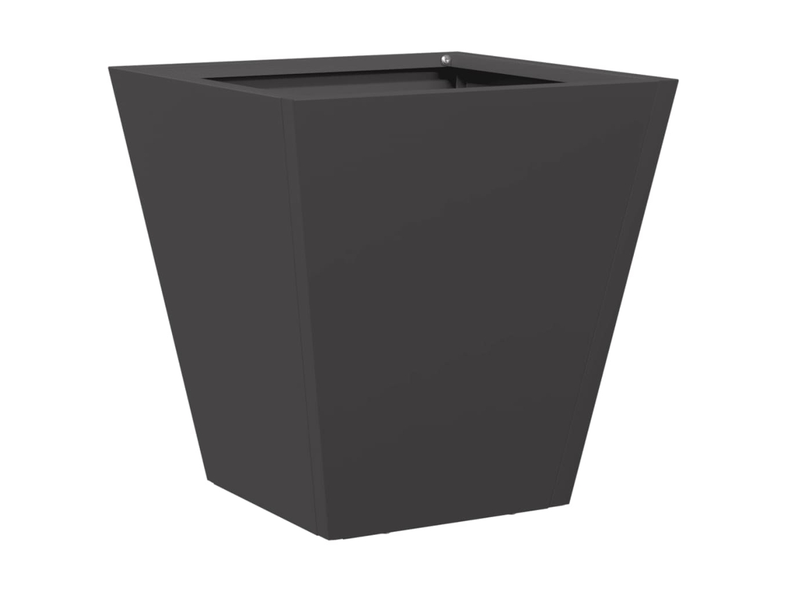 Garden Planter, Garden Planters Vidaxl Preto Aço (30 X 30 X 30 Cm)