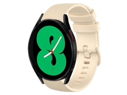 Pulseira De Silicone Xadrez De Cor Sólida Para Samsung Galaxy Watch4 (44 Mm X 20 Mm)
