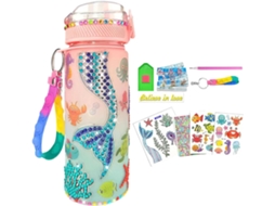 Decore Sua Própria Garrafa De Água - Garrafa Colorida, Kit Faça Você Mesmo