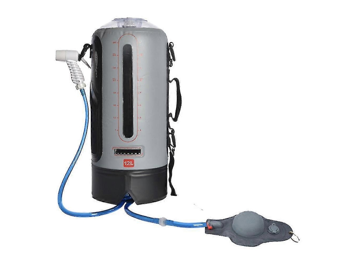 Chuveiro Externo Portátil De 12l Com Bomba De Pressão E Bico De Chuveiro Para Camping AQUAFORGE