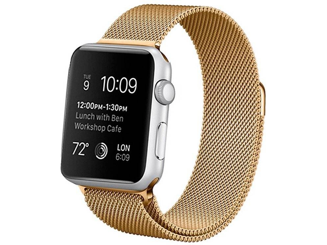 Bracelete COOL Metal para Apple Watch Series 38/40 Mm - Dourado
