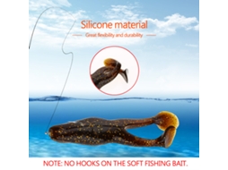 Lure Soft Frog Bait, Lifelike Fish Attracting, Saltwater Applicable