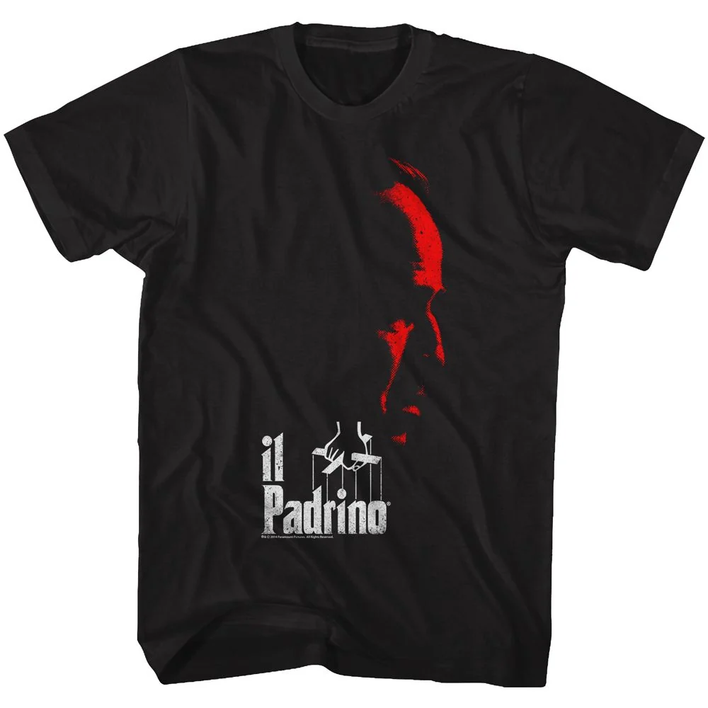 Rockinstone Godfather Red And White Black Adult T-shirt Size:xl