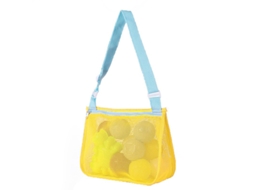 Bolsa De Armazenamento De Malha Para Brinquedos De Praia Yuysan 21x25x8cm Amarelo (aa08)