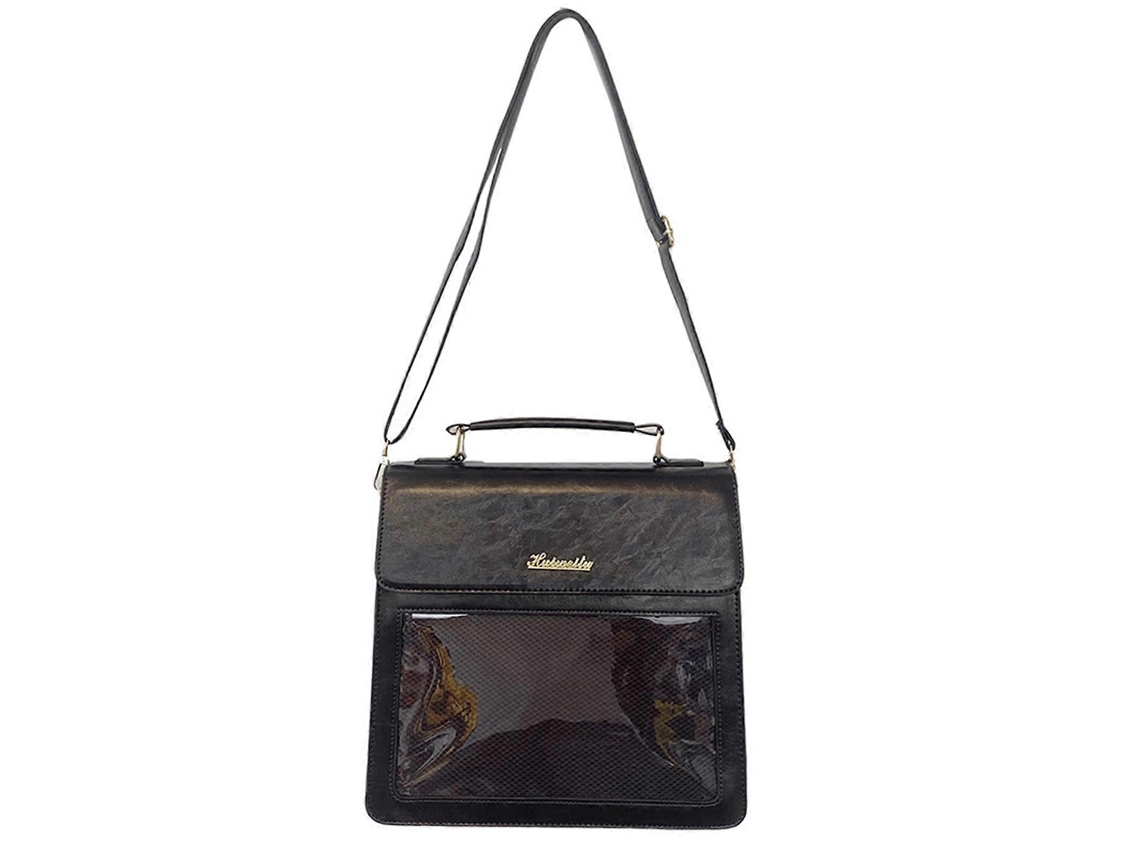 Bolsa Transversal Funcional Em Couro Pu, Estilo Mochila Escolar, Bolsa De Ombro Casual Perfeita Para Estudantes E Adultos, Marrom Escuro.