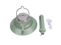 Ventilador de Camping Suspenso Usb Recarregável Sem Fio com Tripé