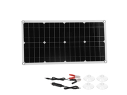 Laxiscreed Painel Solar De 40w Flexível E Recarregável Com Portas Usb Duplas Para Carregamento Rápido