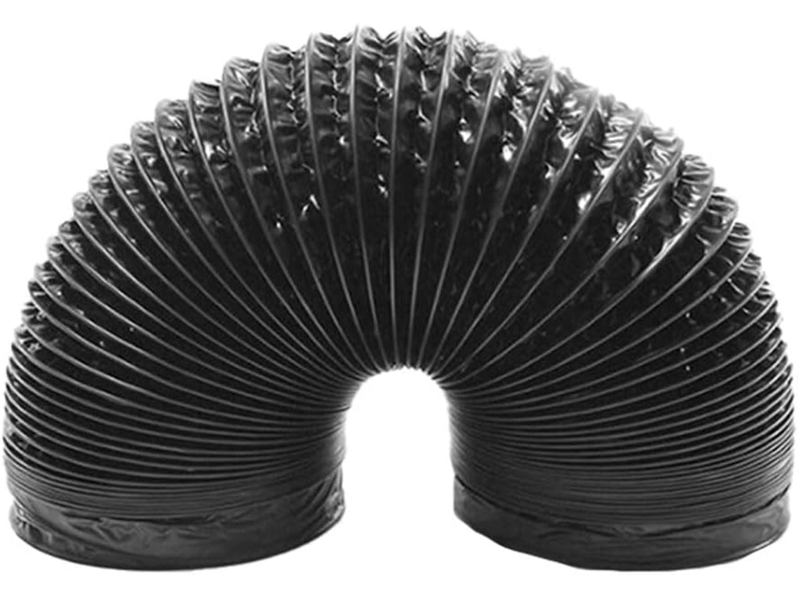Mangueira De Ventilação Flexível Alumínio Com 150 Mm Diâmetro E 5 M Comprimento, Fio Aço