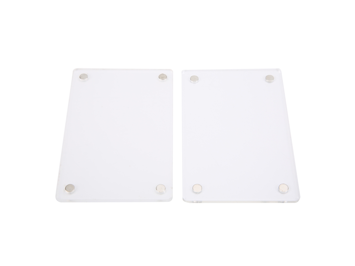 3in Magnetic Acrylic Transparent Photo Frame Refrigerator Sticker For Instax Mini LAXISCREED