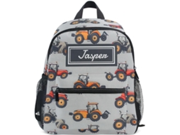 Mochila Personalizada Para A Volta Às Aulas, Mini Mochilas Personalizadas Livros De Viagem, Cinza,
