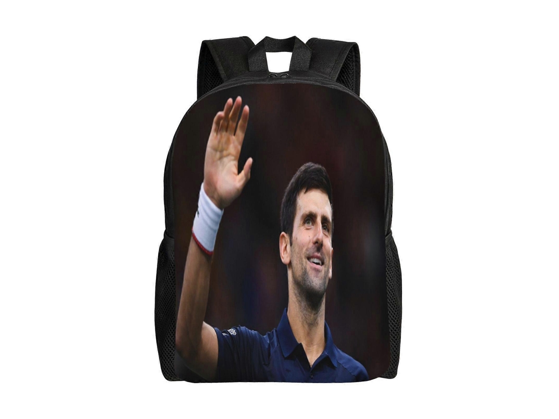 Mochila Novak Djokovic D247 Para Escola E Trabalho, Leve E Impermeável, Mochila Elegante Para Estudantes E Adultos V247
