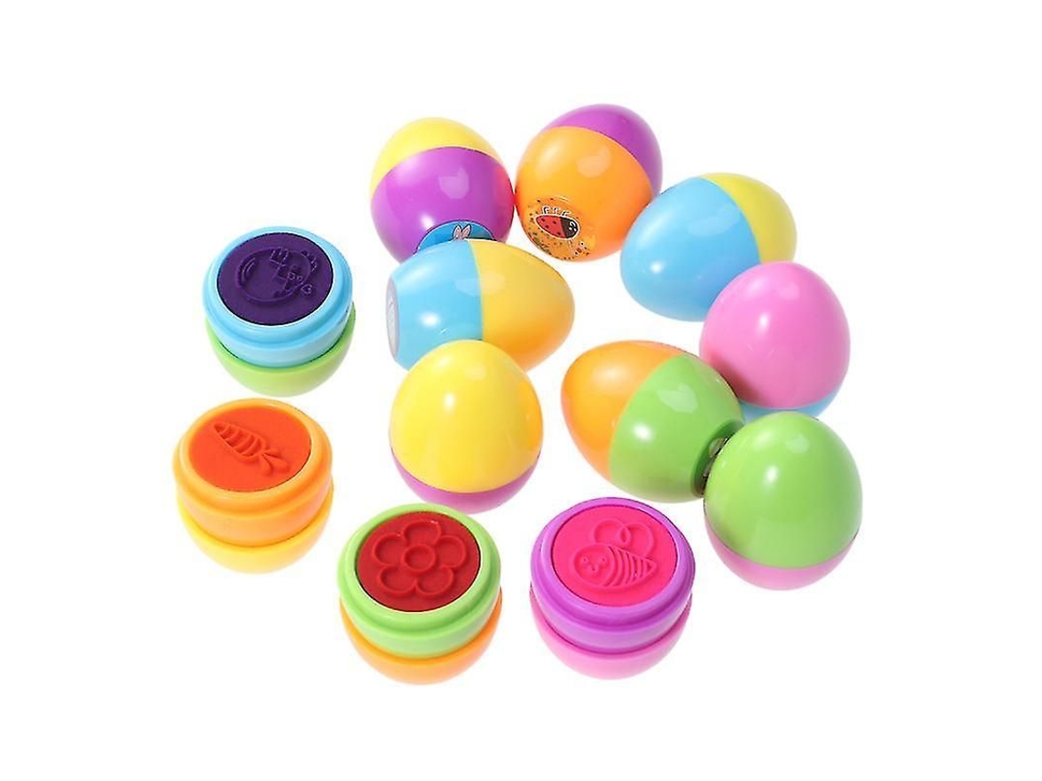Carimbo De Brinquedo Plástico Com Padrões Coloridos Para Crianças - Desenvolvimento Inteligente E Diversão Na Escola Ou Casa