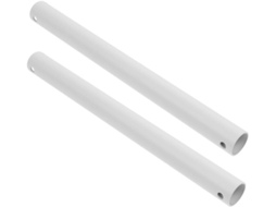 Haste Extensora De 2 Peças Para Ventilador De Teto Com Luminária, Hastes Extensíveis Ajustáveis Para Gokoco