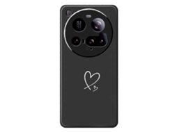 Capa Tkdaddy Para Xiaomi 15 Ultra, Branca, Com Estampa De Amor, Borda Reta, Tpu, Capa Traseira Preta