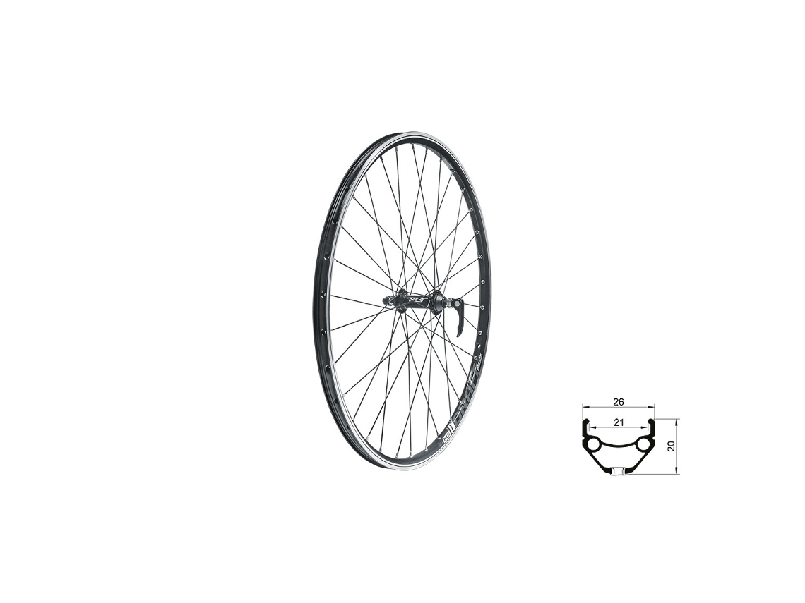 Roda Dianteira KELLYS Draft V-Brake F
