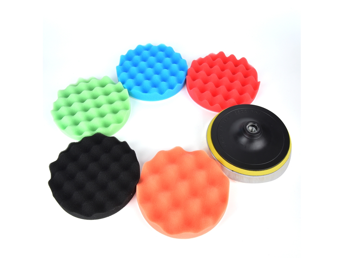 Kit De Esponjas De Polimento Para Rodas Esponja De Espuma Pad De Polimento E Esmalte