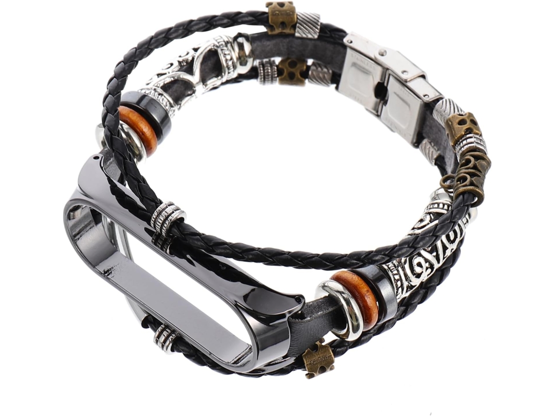 Pulseira Retrô GOKOCO compatível com rastreadores de atividades, personalizável
