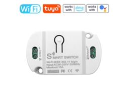 Módulo Conversor Inteligente Wifi Tuya, Interruptor Com Controle Remoto E Programável, Compatível Com Alexa Hogar