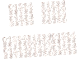 Conjunto de 5 pequenos clipes de mesa digitais, clipes de metal para papel, clipes pequenos para documentos.