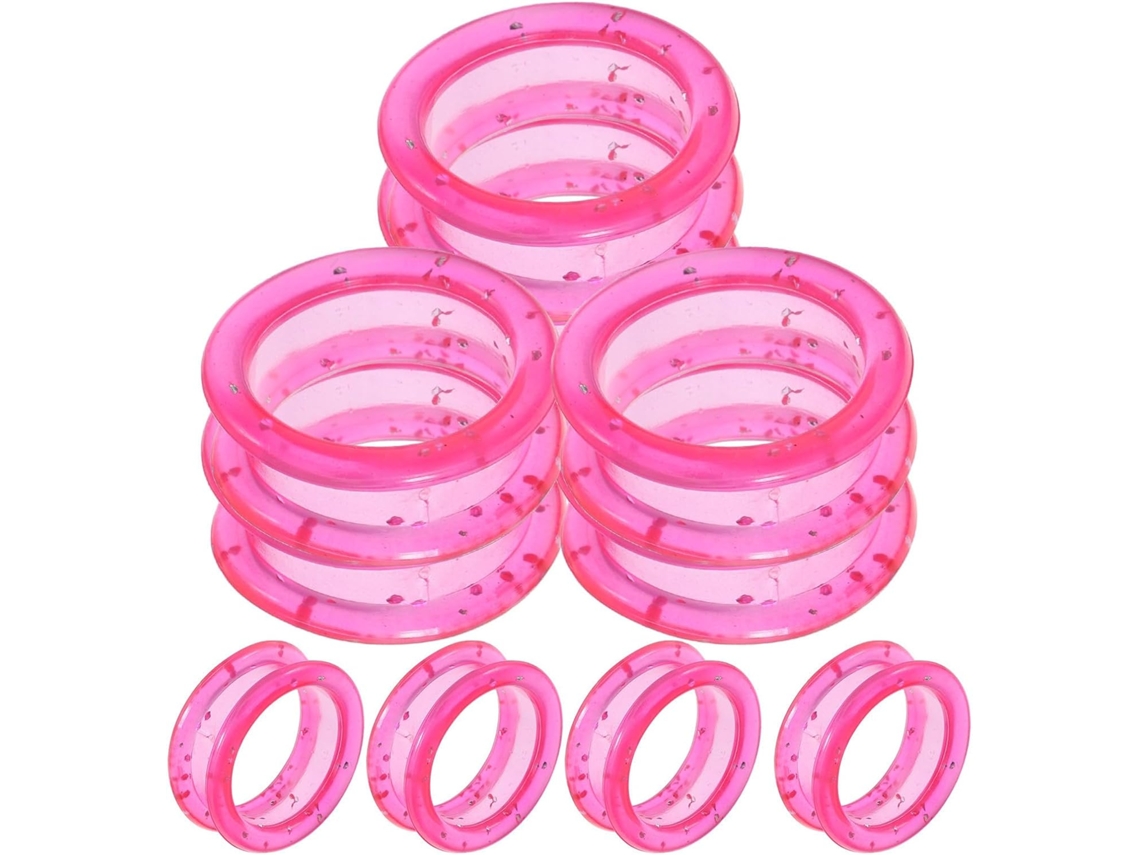 Tesoura De Silicone Rosa Beaupretty 12 Polegadas Com Anéis Confortáveis Os Dedos, Acessório Versátil Tosar E