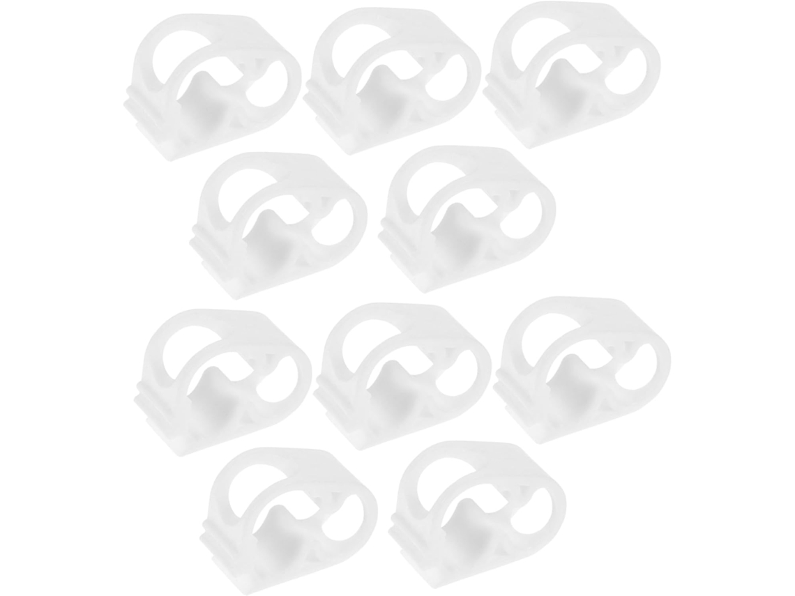 Conjunto De 10 Abraçadeiras De Silicone Ajustáveis Para Mangueira, Com Regulador De Controle De Flux Gokoco