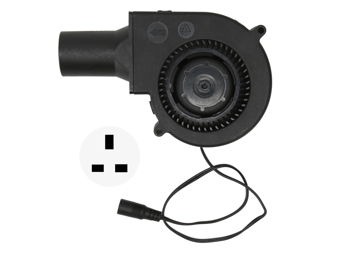 97x33mm 12v 2.94a Ventilador Brushless De Resfriamento Com Plugue Uk E Rolamentos De Bola Duplos
