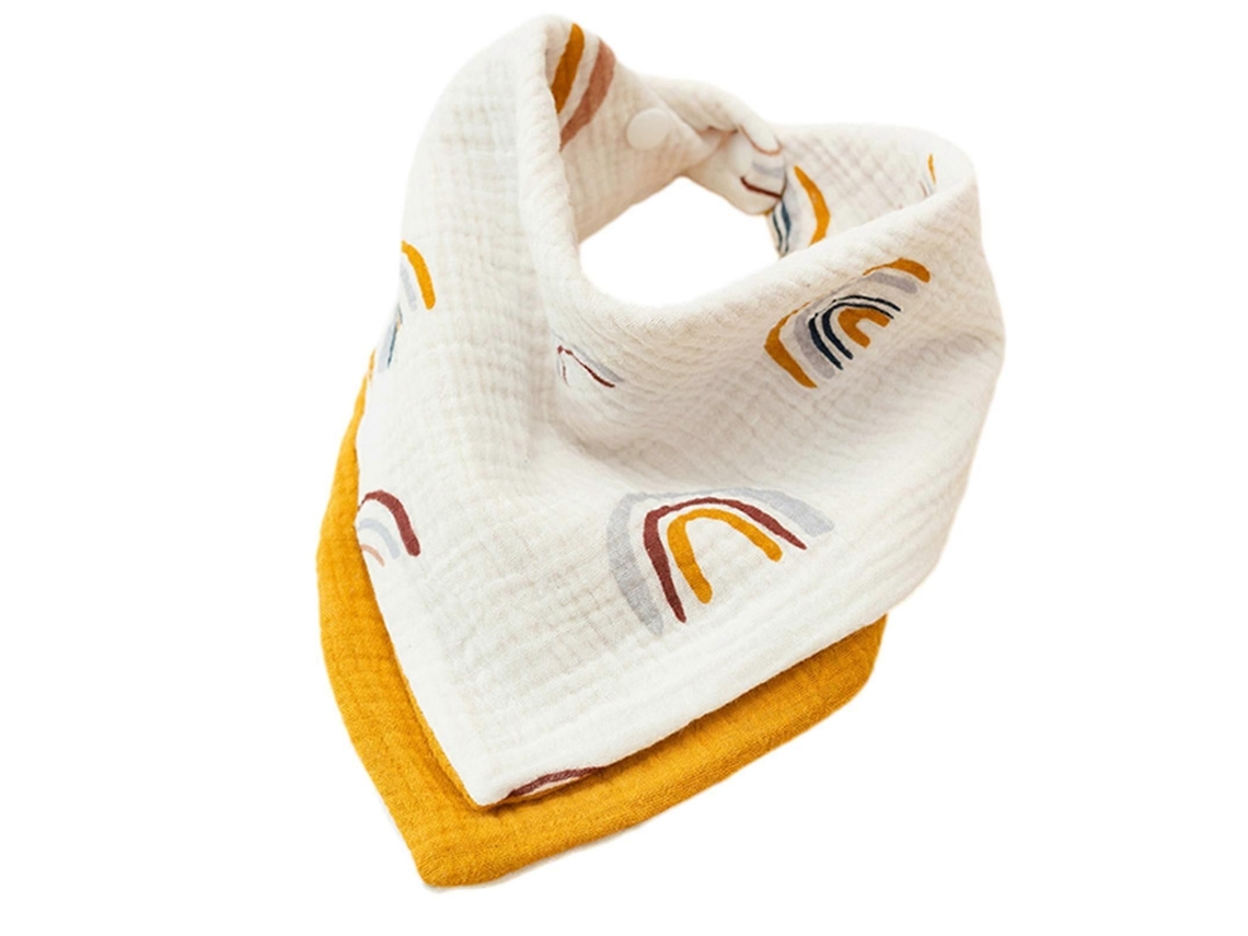 Babadores Bandana Para Bebês, Babadores De Algodão Com 4 Camadas, Babadores Macios E Absorventes Para Bebês Que Estão Na Fase De Dentição, Babado