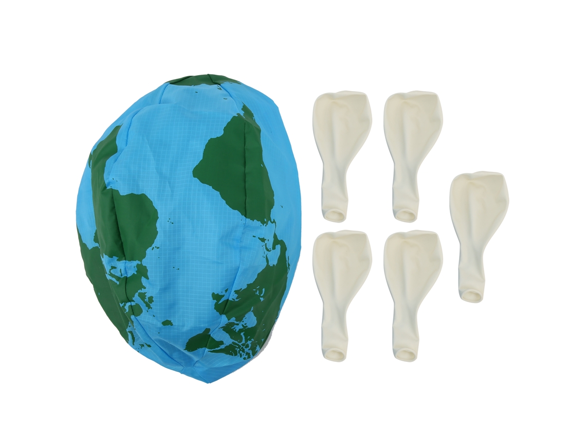Mali bola Inflável de Têxto Nylon e Látex para Crianças Brincadeiras Ao Ar Livre Praia Bola da Terra