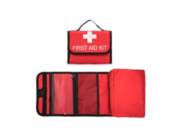 Bolsa De Primeros Auxilios Roja Pequeña Vacía Para Viajes Al Aire Libre Y Rescate Con Cruz Blanca