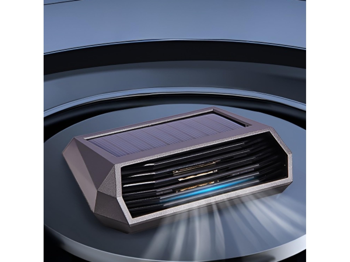 Purificador De Ar Automotivo Movido A Energia Solar Com Carregamento Usb E Eliminação De Odores Por Ozônio, Ideal Para Uso Em Automóveis (ci