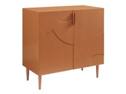 Aparador Starvili Com 2 Portas Mdf 75x76x38 Cm Cor De Ferrugem [EN.CASA]
