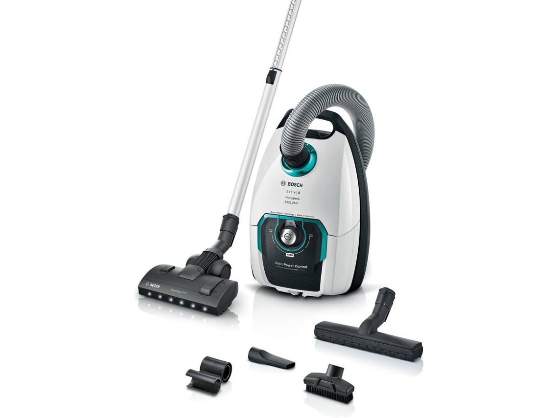 Aspirador com Saco BOSCH BGL8HYG0L S8 PROHYGIE (74 dB - Saco de pó: 5 L)