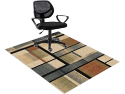 Tapete Protetor 70 X 120 Cm Piso Proteção Pisos Duros, Cadeiras