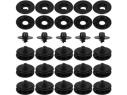 Conjunto Com 20 Presilhas De Fixação Para Tapetes Automotivos, Design Antiderrapante