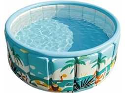 Piscina Dobrável Não Inflável com Montagem Fácil CHABERLU