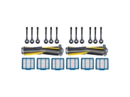 Conjunto De 2 Peças De Reposição Para O Robô Aspirador Shark Iq Com Esvaziamento Automático: Escovas Laterais, Filtros E Escova Principal Para O Model