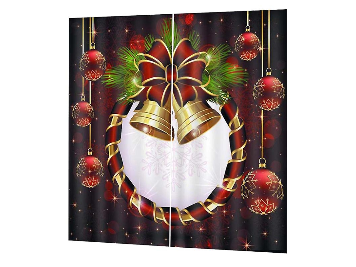 1Pcs Cortina de Natal para Sala de Estar ALLINLESS