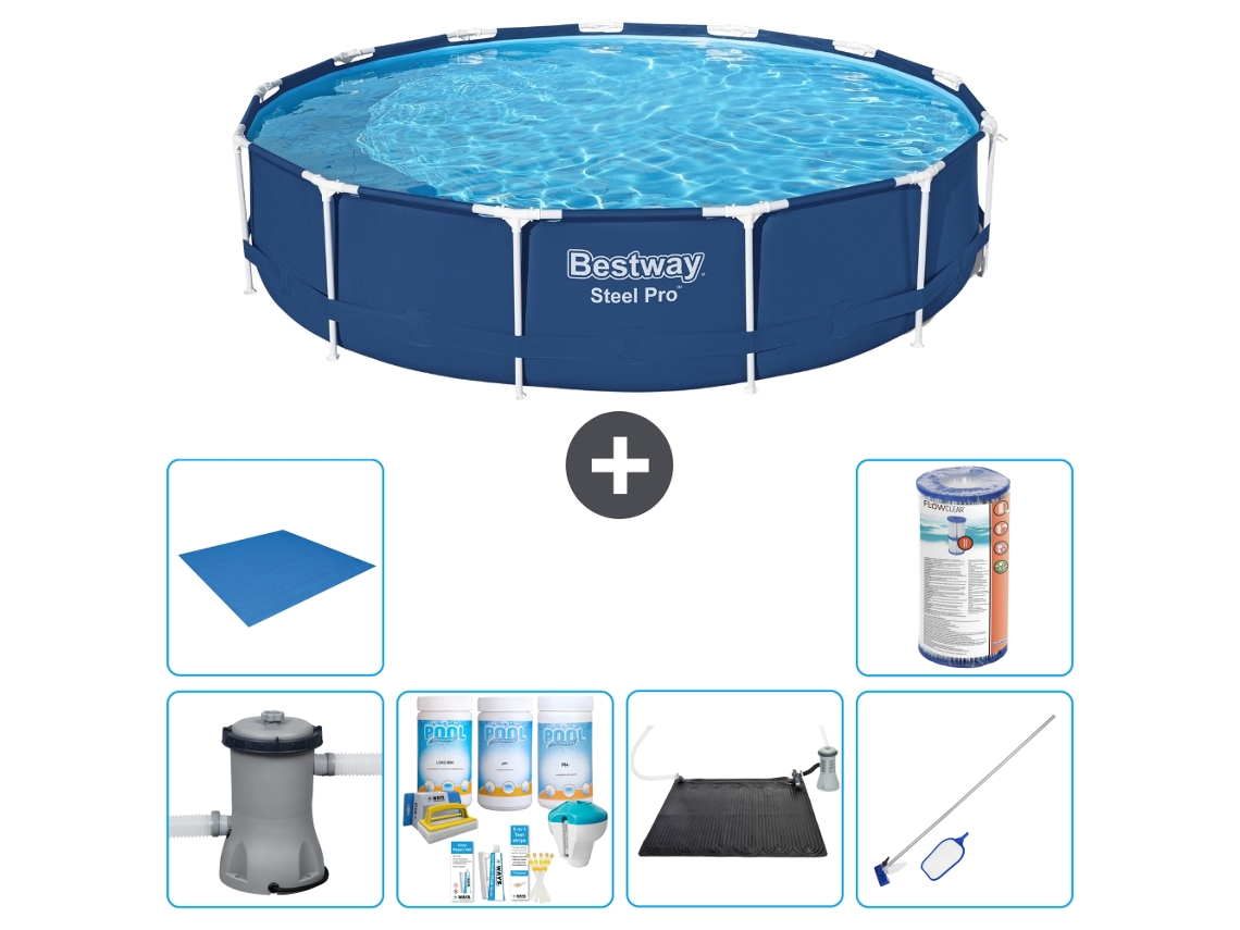 Bestway Piscina Bestway Steel Pro Redonda - 396x84 Cm - 7-peças S22109