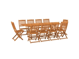 Dining Set, Dining Sets Vidaxl Marrom Madeira De Acácia (n/a)
