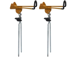 2 Unidades De Suporte Para Varas De Pesca, Suporte Ajustável 360° De Aço Inoxidável