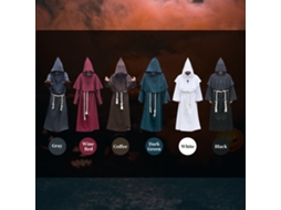 Fantasia de Padre Medieval com Capuz | S/MARCA