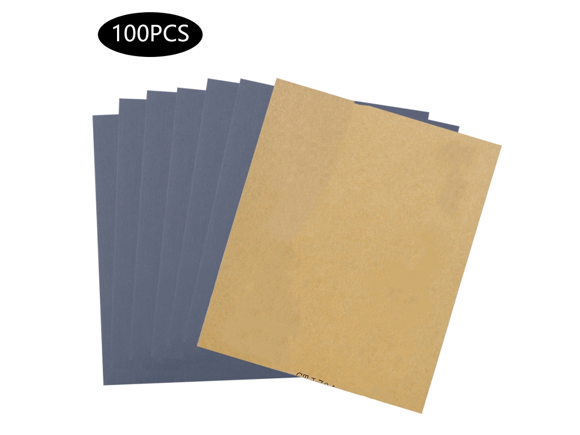 100 Folhas de Lixa P1000 Úmida e Seca para Polimento S/MARCA