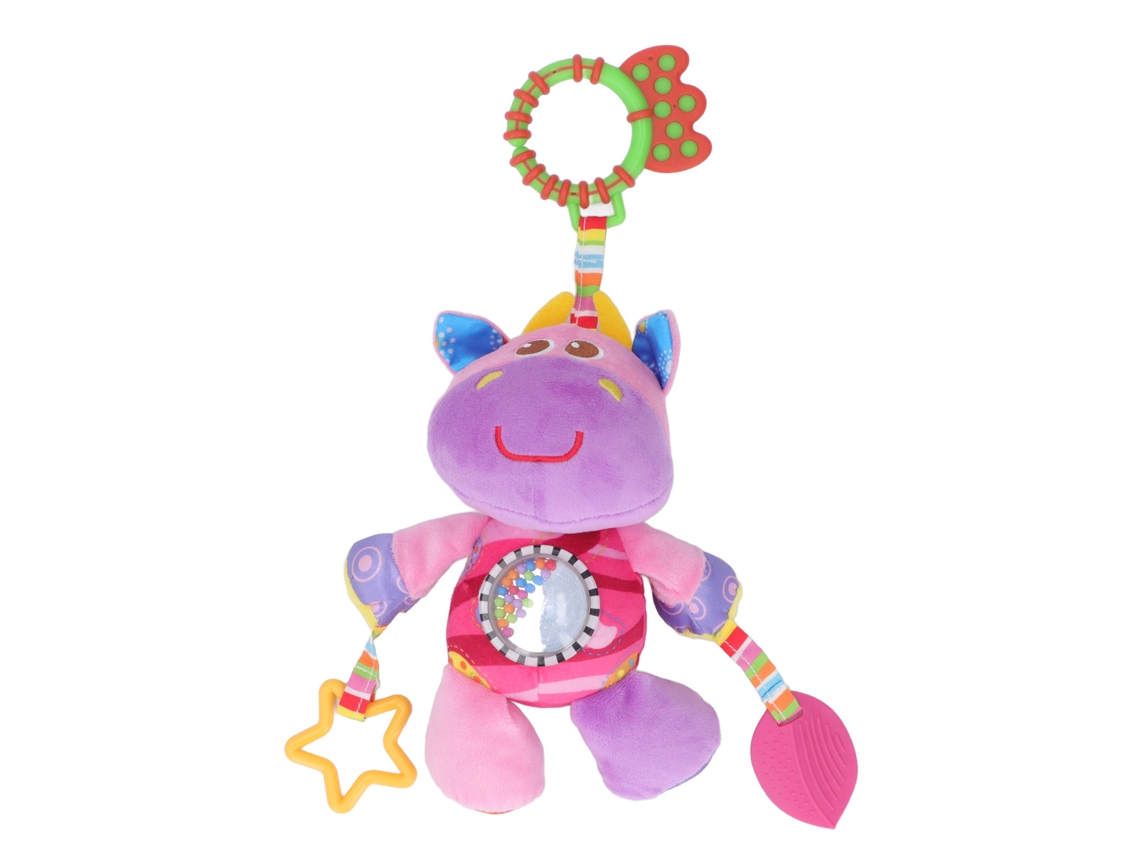 Mali brinquedo de Chocalho Pelúcia para Carrinho de Bebê Animal Colorido Macio Hanging Soother