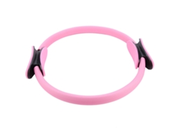 Anel De Resistência Para Ioga E Pilates Com Dupla Pegada, 4 Cores, Rosa.-aquaforge